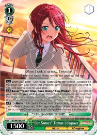 "Our Sunset" Tomoe Udagawa (BD/W63-E029 R) - BanG Dream! Girls Band Party! Vol.2