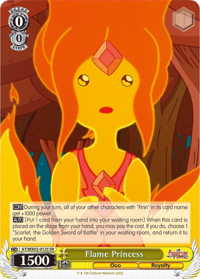 Flame Princess (SR) (AT/WX02-012S SR) - Adventure Time
