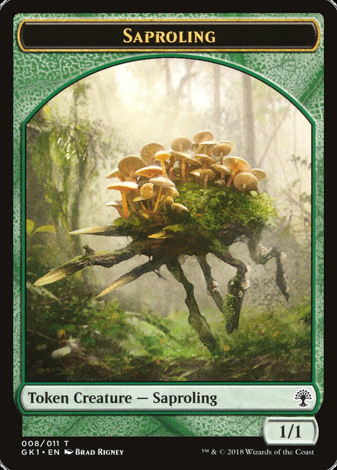 Wurm // Saproling (GR1-009) - GRN Guild Kit Tokens