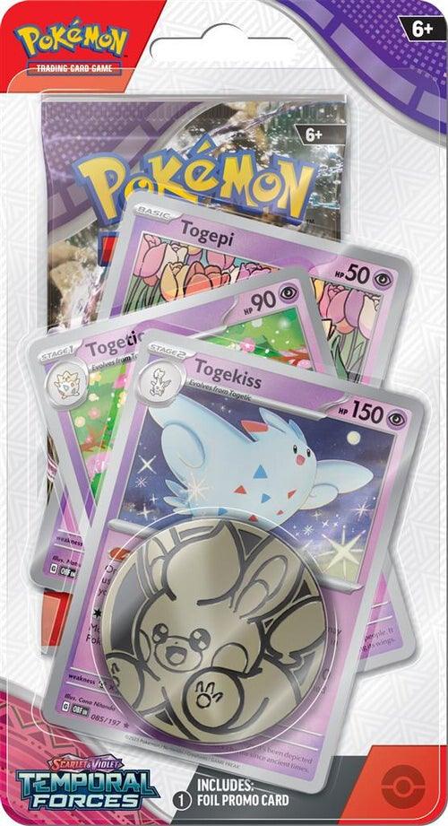 Scarlet & Violet: Temporal Forces - Single Pack Blister (Togepi, Togetic,Togekiss) - Josh's Cards