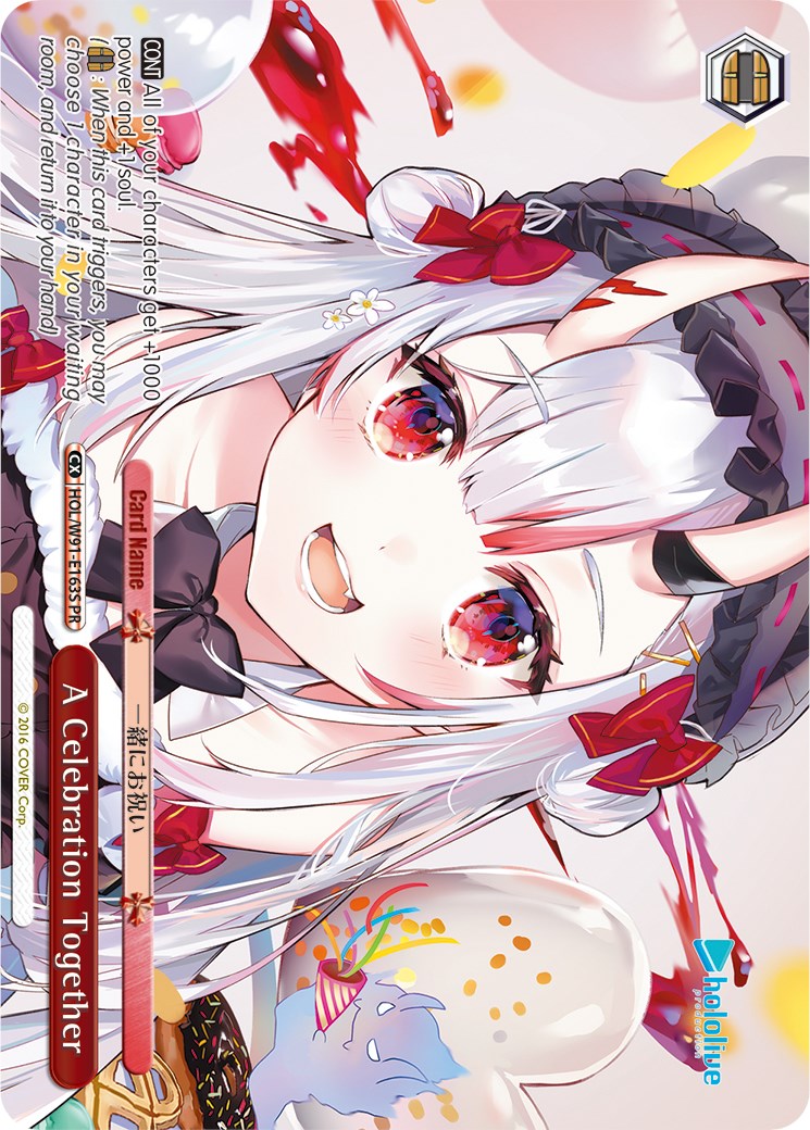 A Celebration Together (PR Foil) (HOL/W91-E163S PR) - hololive production