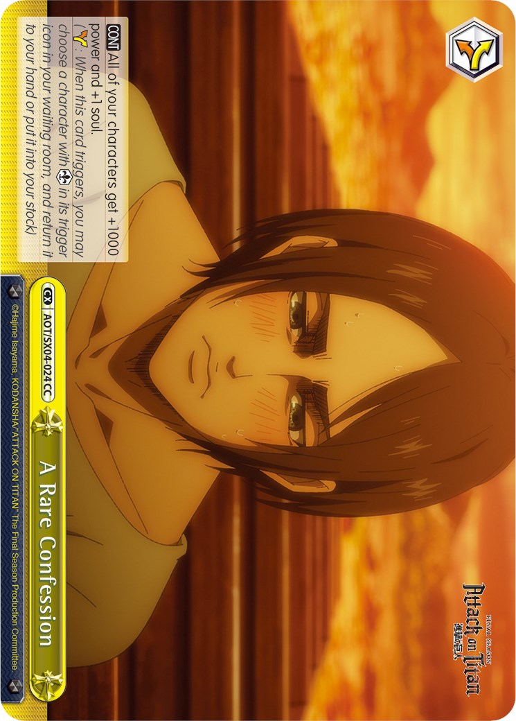 A Rare Confession (AOT/SX04-024 CC) - Attack On Titan: Final Season