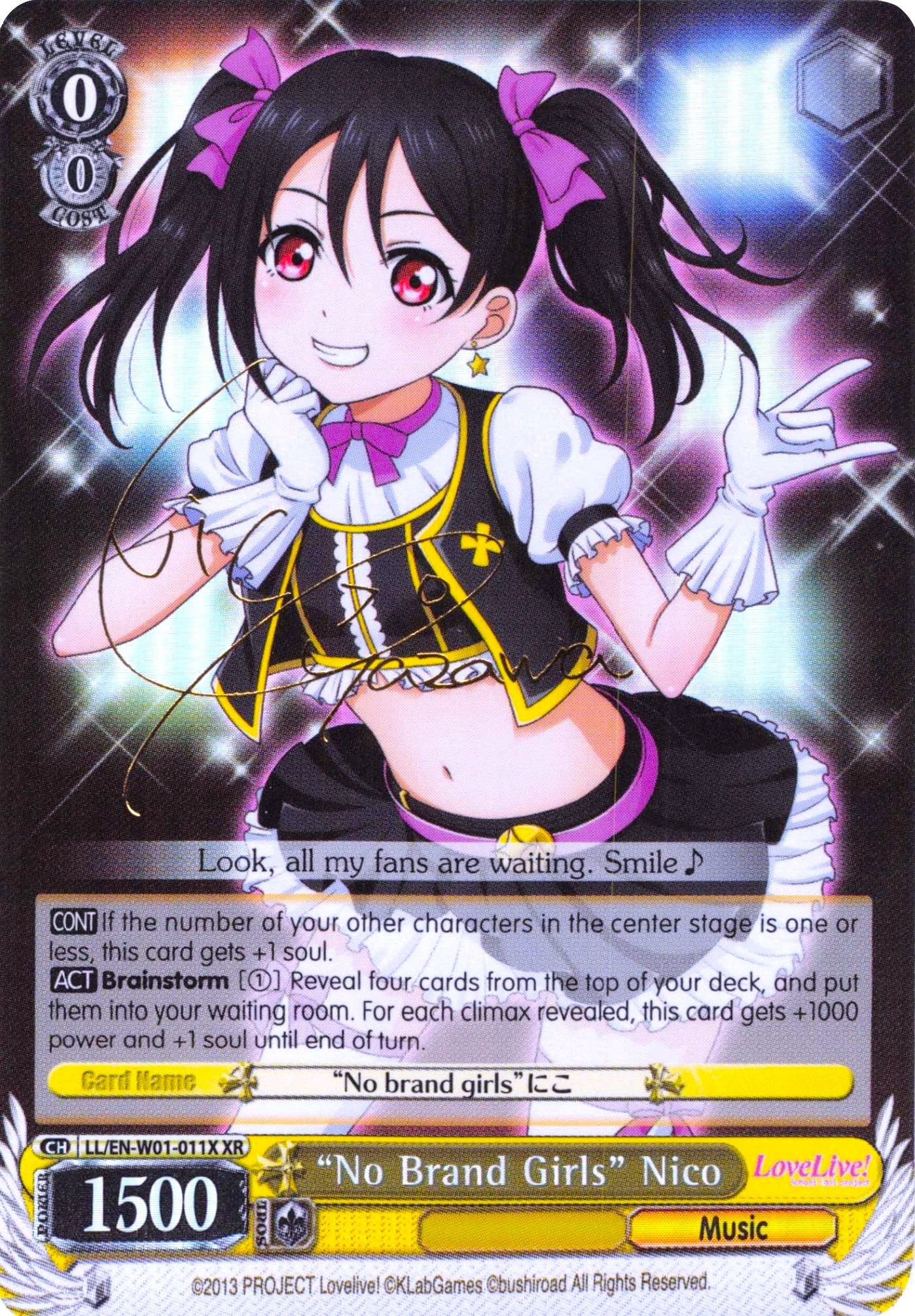 "No Brand Girls" Nico (XR) (LL/EN-W01-011X XR) - Love Live! DX
