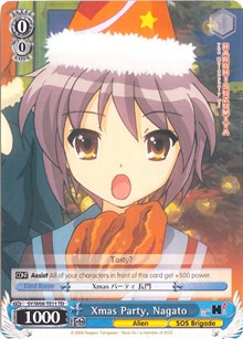 Xmas Party, Nagato (TD) (SY/W08-TE11 TD) - The Melancholy of Haruhi Suzumiya