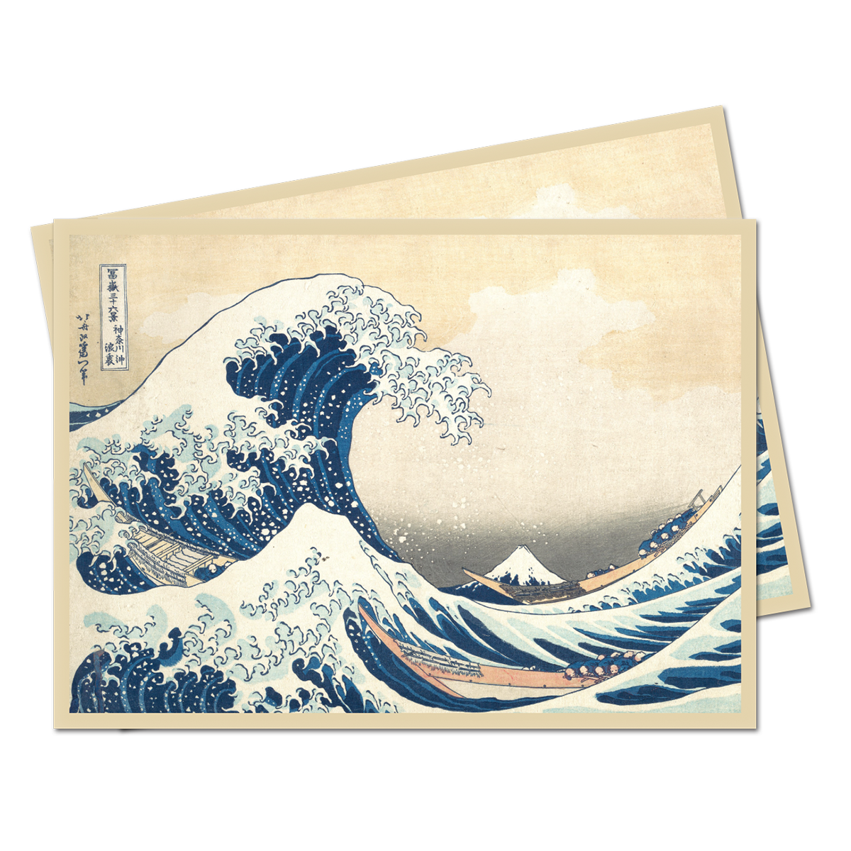 Ultra PRO: Standard 65ct Sleeves - Fine Art (The Great Wave Off Kanagawa)
