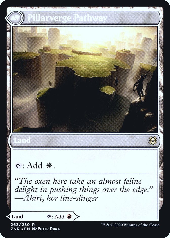Needleverge Pathway // Pillarverge Pathway (PRE-263S) - Zendikar Rising Promos Foil