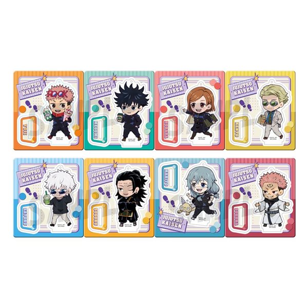 Jujutsu Kaisen TokoToko Mascot Vol. 2 Display Set of 8 Acrylic Figures