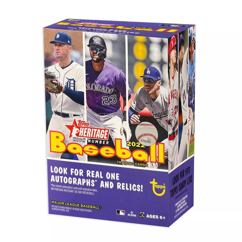 2022 Topps MLB Heritage High Number Baseball 8-Pack Blaster Box