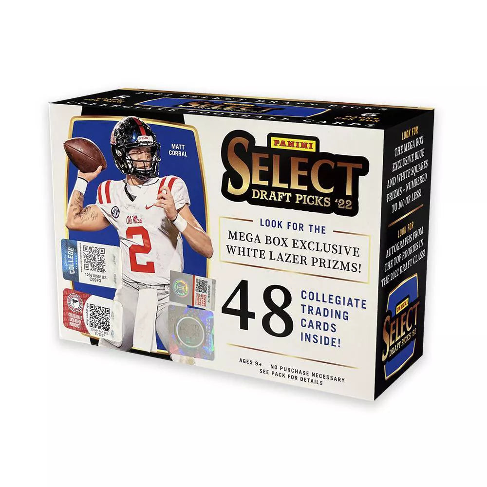 2022 Panini NFL Select Draft Picks Football Mega Box