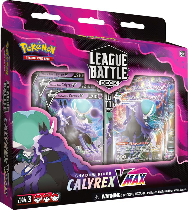 pokemon trading card game calyrex vmax league battle deck Pokemon: Ravensburger - Disney Lorcana Red card Material:Fernando Cifuentes: Crushing Thorn With numerous cards including