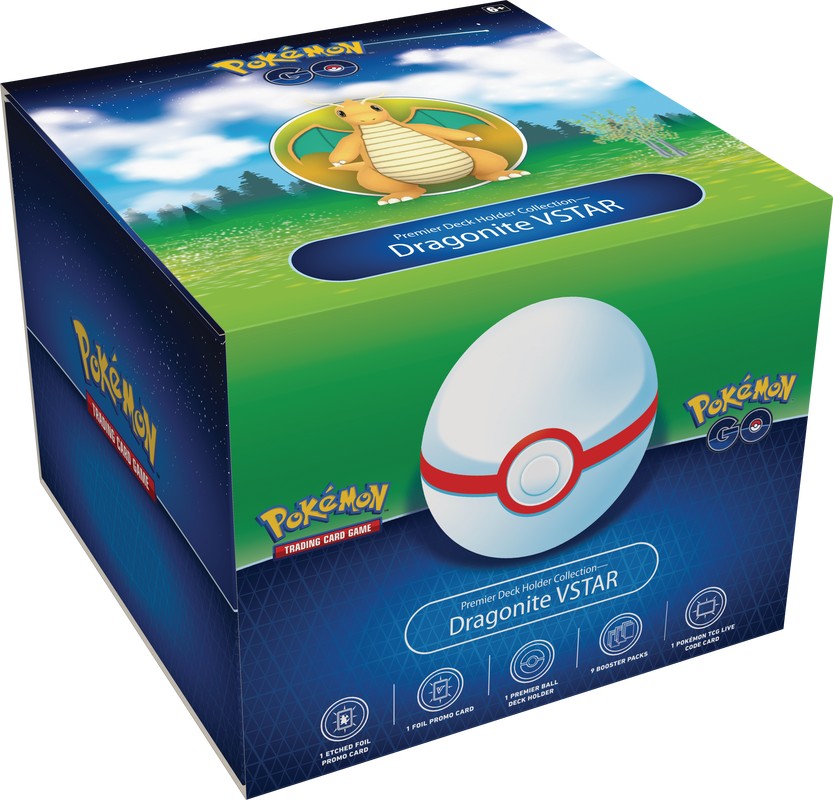 Pokemon Go Dragonite VSTAR Premier Deck Holder Collection