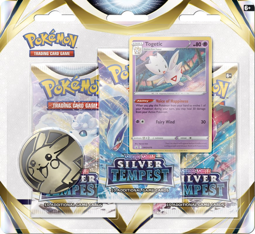 Pokemon: Silver Tempest 3-Pack Blister