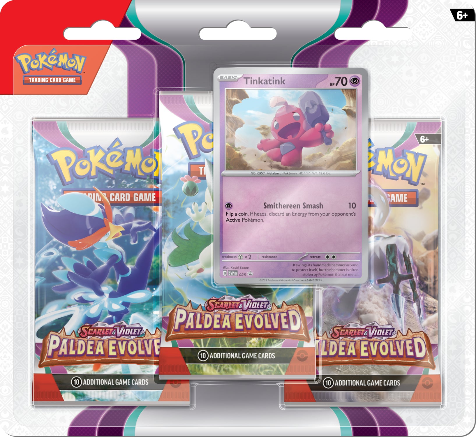 Pokemon: Paldea Evolved 3-Pack Blister
