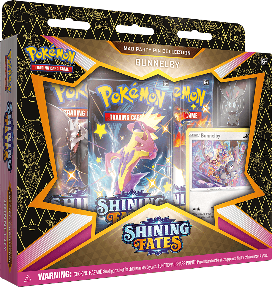 Shining Fates Mad Party Pin Collection - Josh's Cards