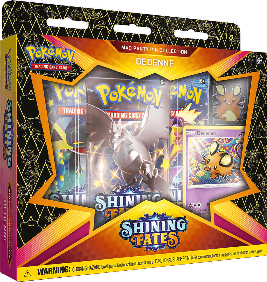 Shining Fates Mad Party Pin Collection - Josh's Cards