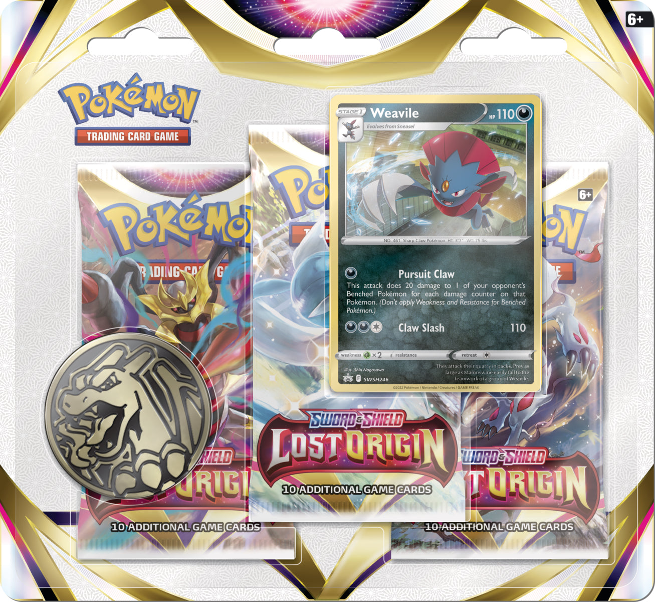 Pokemon: Lost Origin 3-Pack Blister