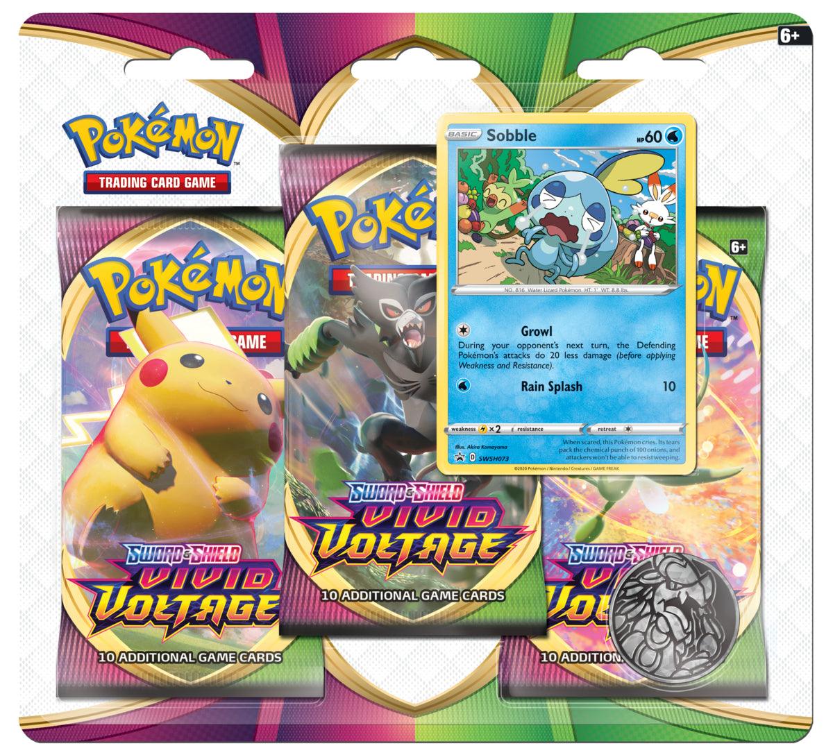 Vivid Voltage 3-Pack Blister - Josh's Cards