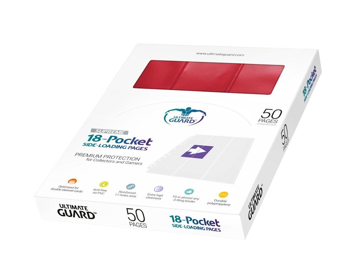 Ultimate Guard 18-Pocket Side Loading Standard Size Page 50-Count - Josh's Cards