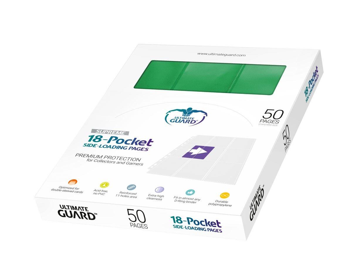 Ultimate Guard 18-Pocket Side Loading Standard Size Page 50-Count - Josh's Cards