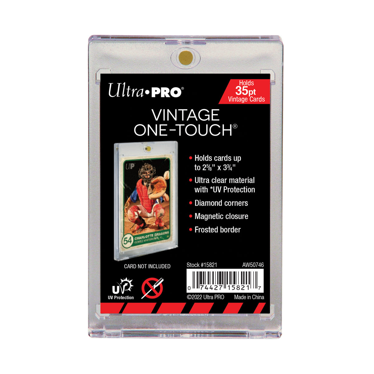 Ultra Pro Vintage Card One Touch Holder (For Sports Cards Only)