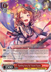 "Sparkling Starry Sky" Kasumi Toyama (BD/EN-W03-063 RR) - BanG Dream! Girls Band Party! MULTI LIVE