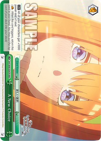 A New Choice (RRR) (5HY/W90-E047R RRR) - The Quintessential Quintuplets 2