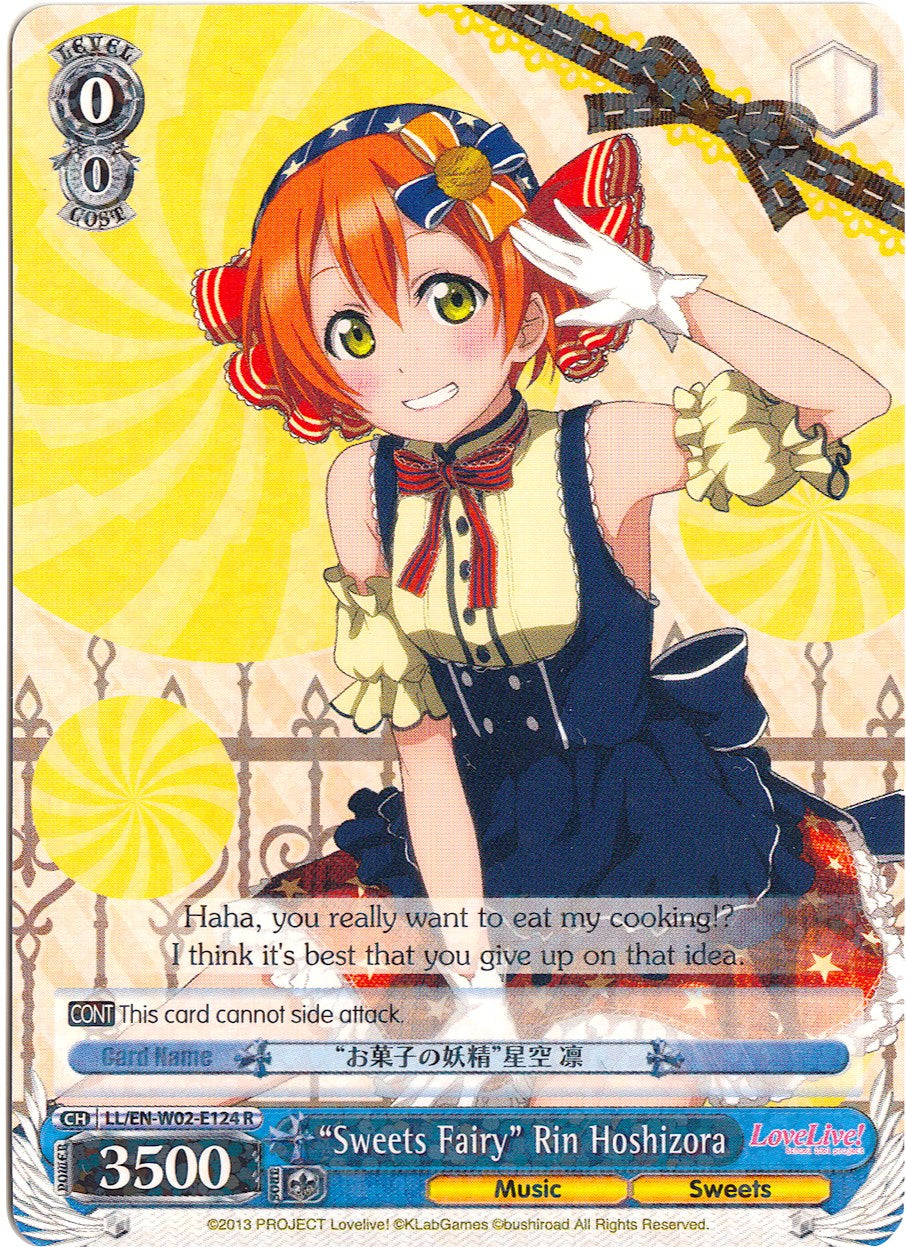 "Sweets Fairy" Rin Hoshizora (LL/EN-W02-E124 R) - Love Live! DX Vol.2