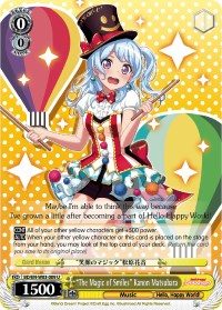 "The Magic of Smiles" Kanon Matsubara (BD/EN-W03-009 U) - BanG Dream! Girls Band Party! MULTI LIVE