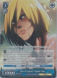 "Plan of Capture" Female Titan (SR) (AOT/S35-E089S SR) - Attack on Titan