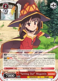 "Setting Out" Megumin (KS/W55-E051 R) - KonoSuba 2