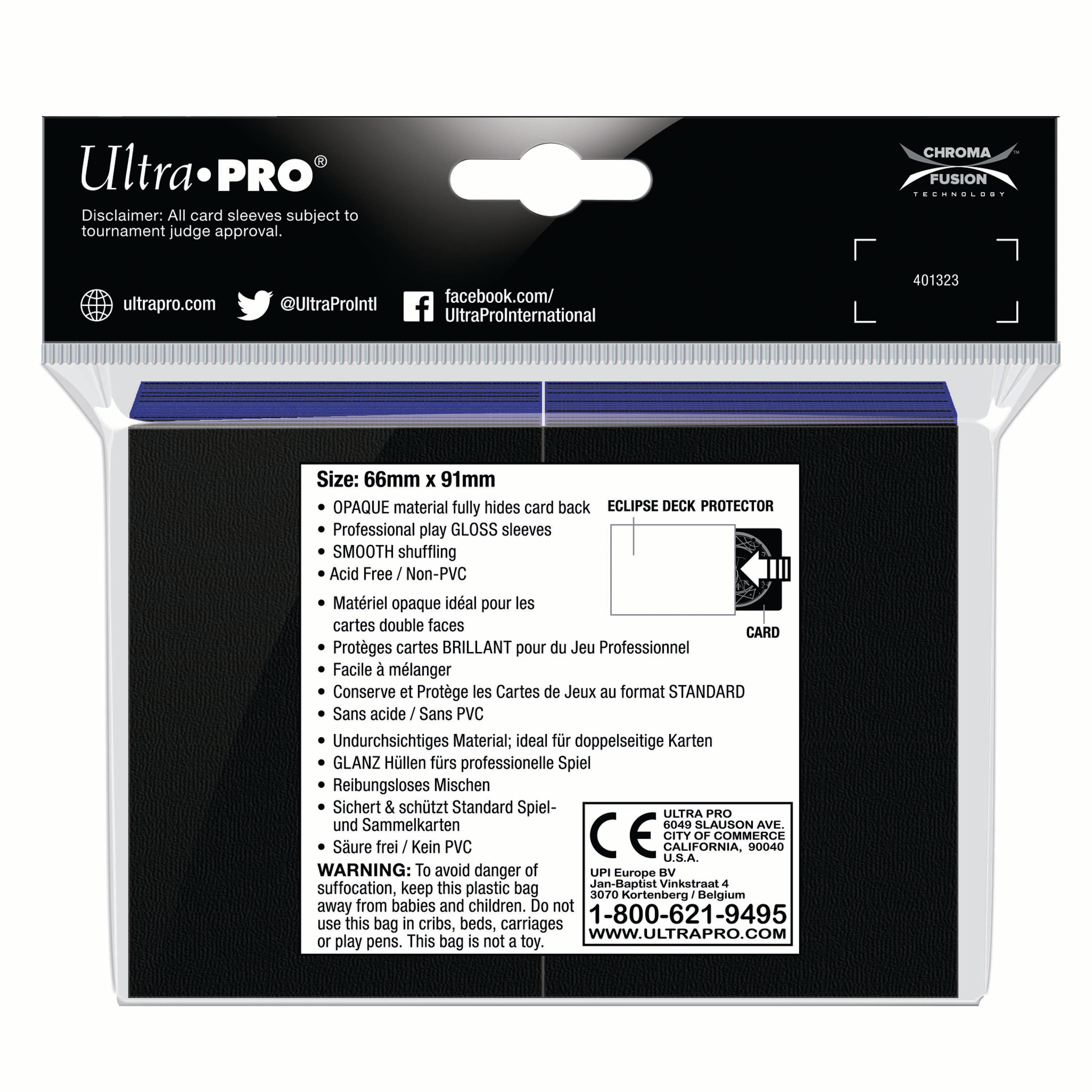 Ultra PRO: Standard 100ct Sleeves - Eclipse Gloss (Royal Purple)