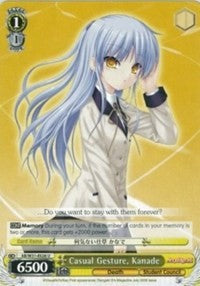 Casual Gesture, Kanade (AB/W31-E026 U) - Angel Beats! Re:Edit