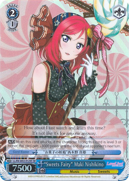 "Sweets Fairy" Maki Nishikino (SR) (LL/EN-W02-E129S SR) - Love Live! DX Vol.2