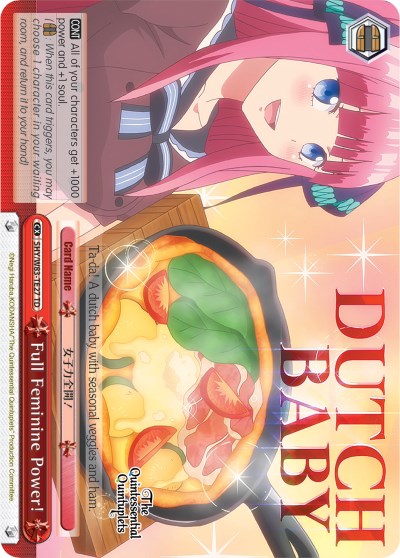 Full Feminine Power! (5HY/W83-TE27 TD) - The Quintessential Quintuplets