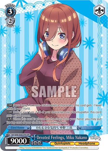 Devoted Feelings, Miku Nakano (OFR) (5HY/W90-E082OFR OFR) - The Quintessential Quintuplets 2