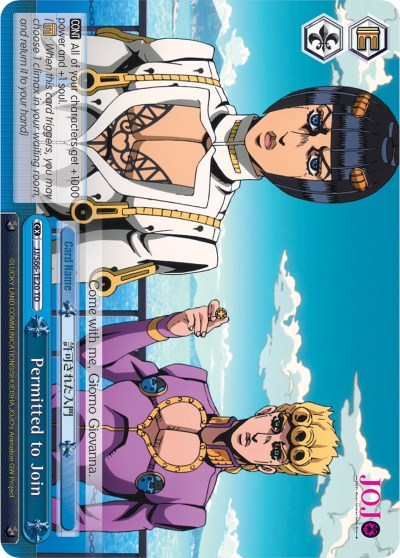 Permitted to Join (JJ/S66-TE20 TD) - JoJo's Bizarre Adventure: Golden Wind