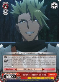 "Taunt" Rider of Red (APO/S53-TE07 TD) - Fate/Apocrypha