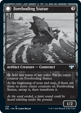 Foreboding Statue // Forsaken Thresher (DBL-523) - Innistrad: Double Feature: (Double Faced Transform)