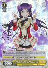 "That's Our Miracle" Nozomi Tojo (SP) (LL/EN-W01-017SP SP) - Love Live! DX