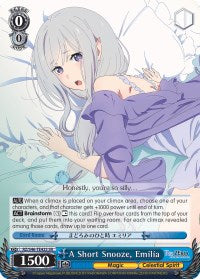 A Short Snooze, Emilia (SR) (RZ/S46-TE42S SR) - Re:ZERO