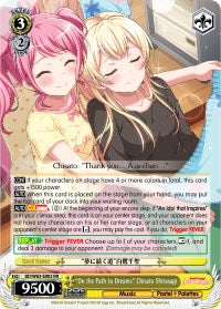 "On the Path to Dreams" Chisato Shirasagi (BD/W63-E002 RR) - BanG Dream! Girls Band Party! Vol.2
