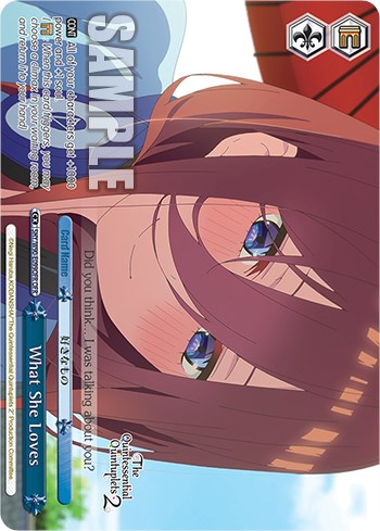 What She Loves (OFR) (5HY/W90-E099OFR OFR) - The Quintessential Quintuplets 2