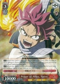 Power of Allies, Natsu (FT/EN-S02-057 R) - Fairy Tail ver.E
