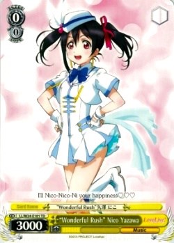 "Wonderful Rush" Nico Yazawa (LL/W24-E101 TD) - Love Live!