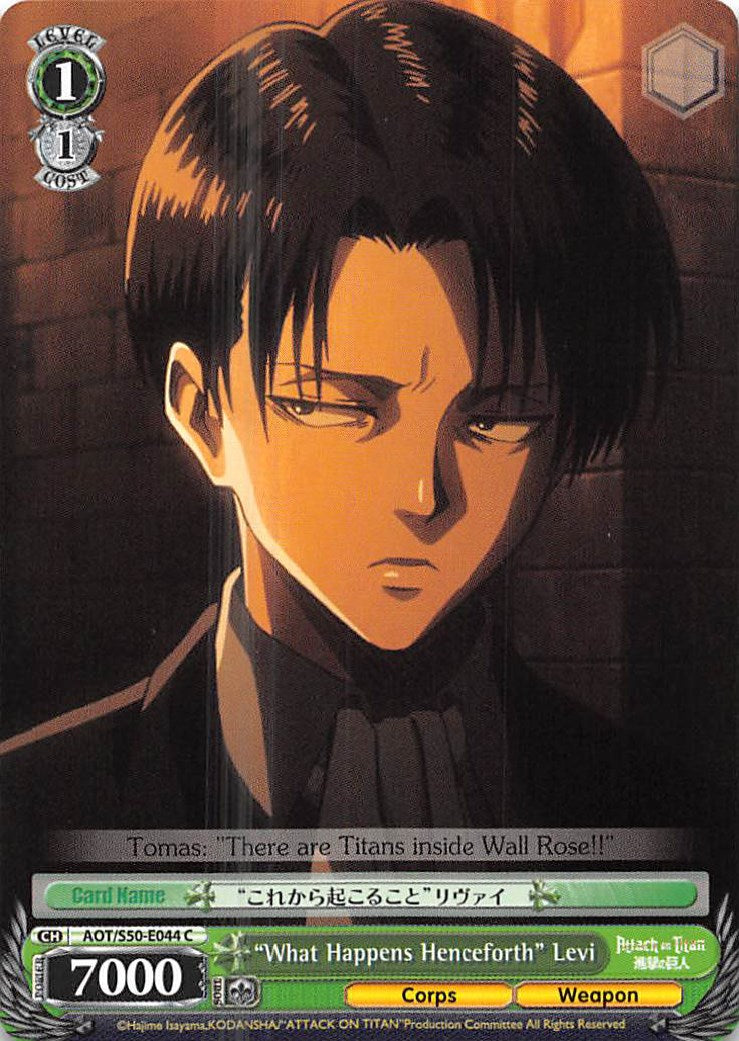 "What Happens Henceforth" Levi (AOT/S50-E044 C) - Attack on Titan Vol. 2