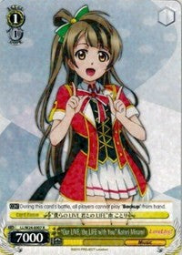 "Our LIVE, the LIFE with You" Kotori Minami (LL/W24-E007 R) - Love Live!