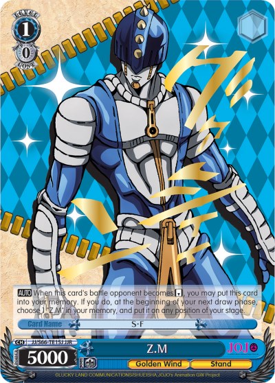 Z.M (JJR) (Gold Stamp) (JJ/S66-TE15J JJR) - JoJo's Bizarre Adventure: Golden Wind