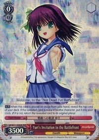 Yuri's Invitation to the Battlefront (RRR) (AB/W31-E060R RRR) - Angel Beats! Re:Edit
