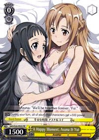A Happy Moment, Asuna & Yui (SAO/S20-PE03 PR) - Sword Art Online