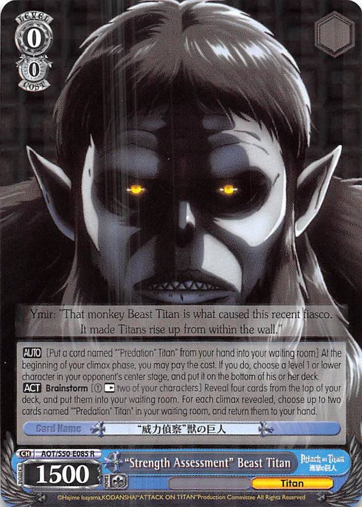 "Strength Assessment" Beast Titan (AOT/S50-E085 R) - Attack on Titan Vol. 2